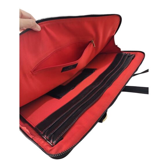 Tangaroa Venezia Terrida Brown leather Large tote bag made in Italy EUC Elegant - Picture 8 of 13